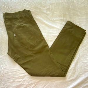 Levi’s 511 chino olive green 31 x 32